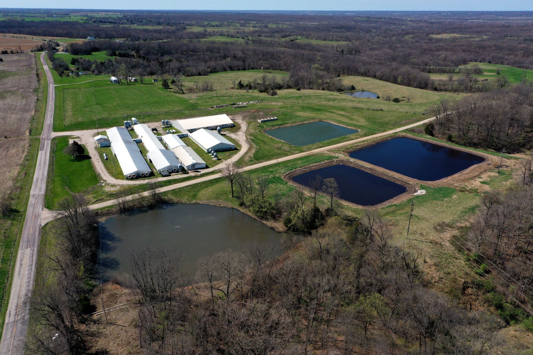 Waste lagoon breaches at Missouri hog farms